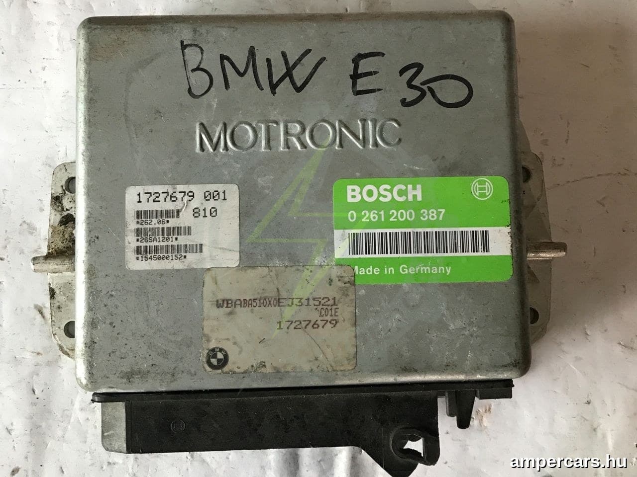 BMW 3 (E30) - Motorvezérlő