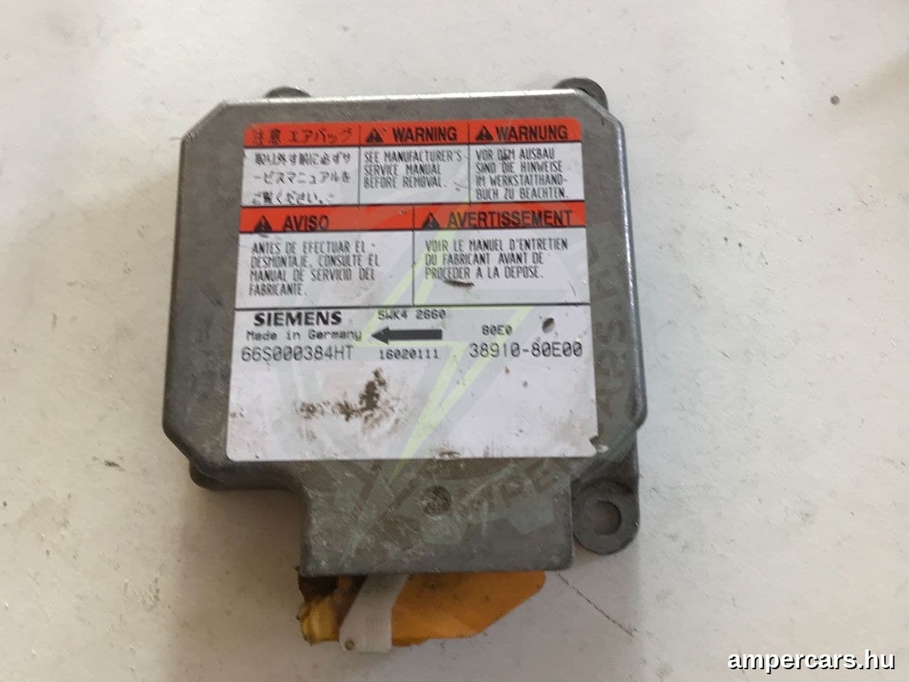 SUZUKI SWIFT II Ferdehátú (EA, MA) - Légzsák Elektronika