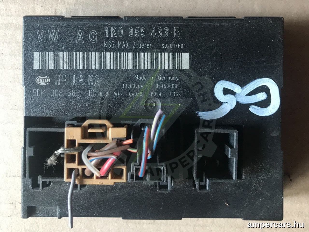 VW GOLF V (1K1) - Komfort Elektronika