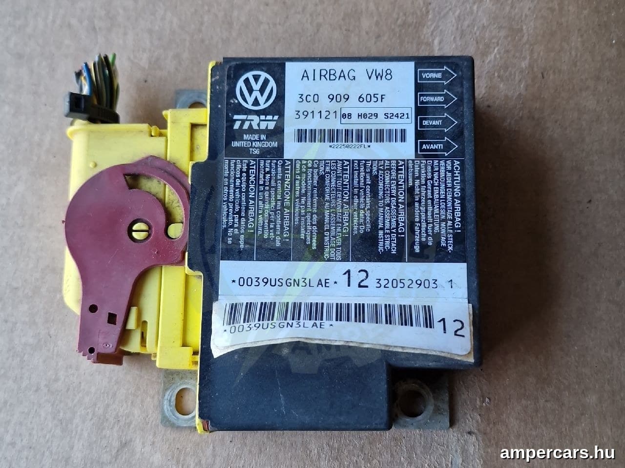 VW PASSAT Variant (3C5) - Légzsák Elektronika