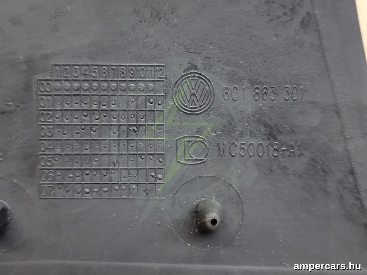VW POLO (9N_) - Alsó Műszerfal Burkolat
